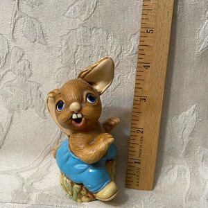 Vtg Pendelfin Stone Crafted “The Thumper” Figure Burnley England Bunny Rabbit